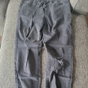 NWOT!! Ladies Boutique brand denim joggers, size L